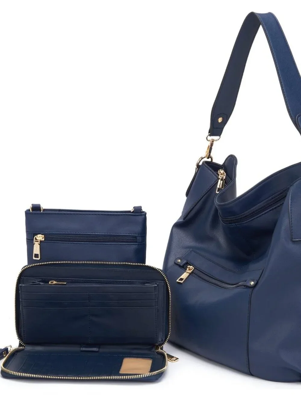 Large Crossbody Bags Ladies Shoulder Handbags Purse and Wallet Set for Women Tot